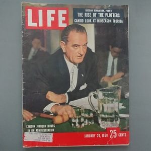 Vintage Life magazine 1958 president
